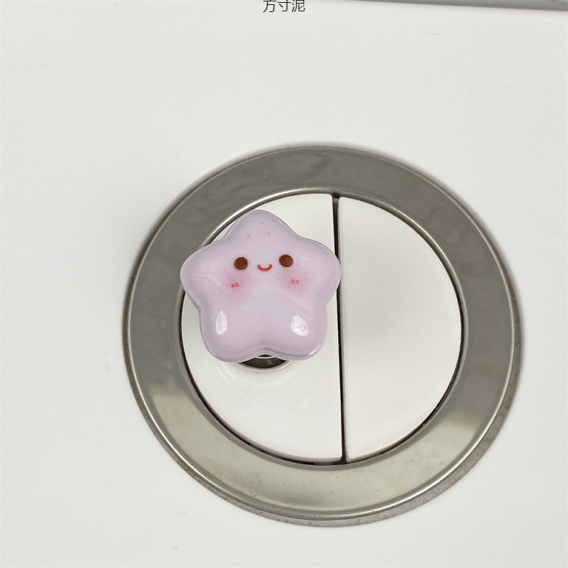 Bucket press, long nail button, special for nail art, universal bathroom flush switch auxiliary factory, cross-border wholesale Specification drawing