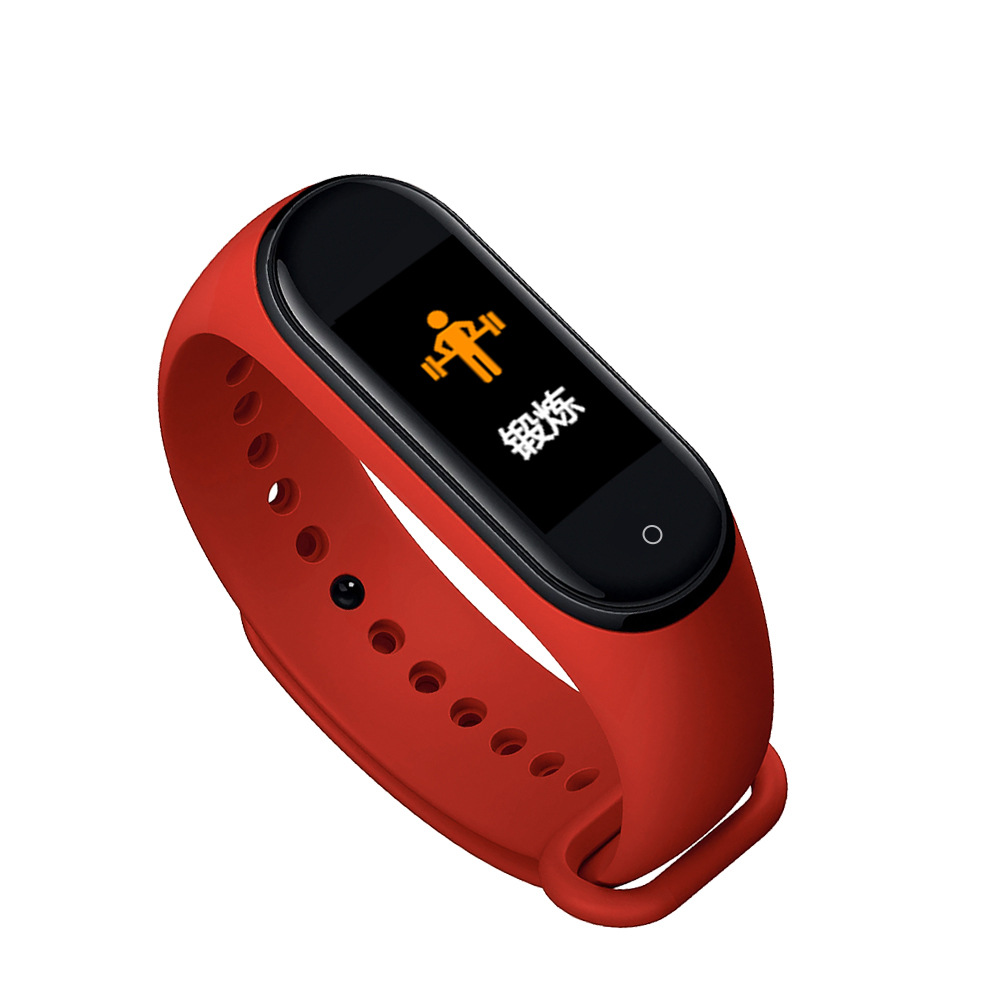 Bluetooth sports step count information reminder alarm clock heart rate sleep health monitoring gift M4 smart bracelet Application Scenario