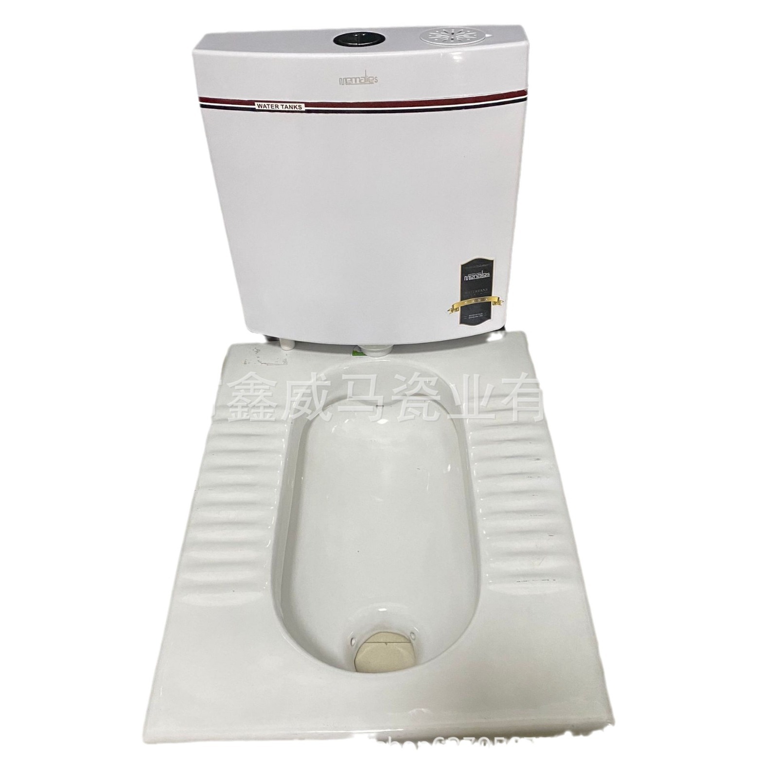 Engineering toilet, toilet bowl, direct flush squat toilet, toilet bowl, engineering water tank Item Picture