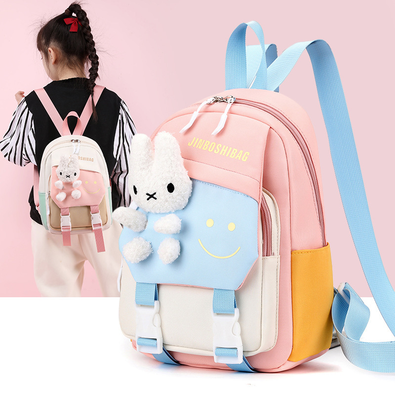 New trendy backpack 2025, trendy cartoon cute children's bag, kindergarten fashionable baby schoolbag for export full figure