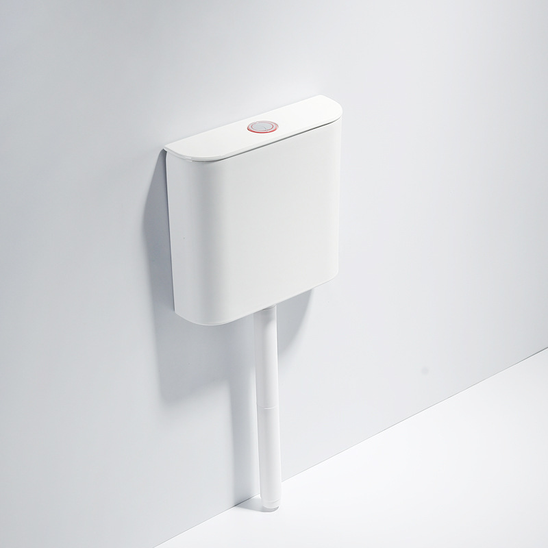 The new ceramic water tank features a large-capacity dual-speed water level, strong flushing force, noise reduction, anti-pollution, and durable flushing tank for squat toilets details Picture