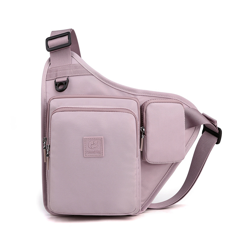 Cross-border exclusive women's fashionable and trendy vest bag, Japanese-style casual multi-layer crossbody bag, portable mobile phone waterproof backpack full figure