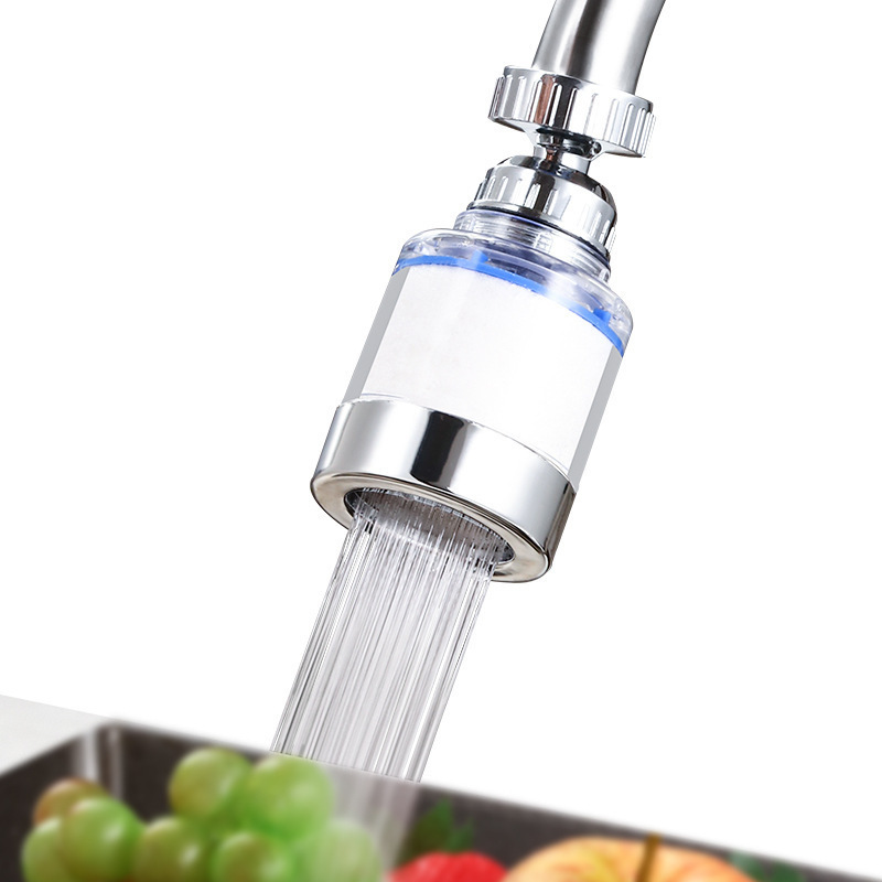 Splash-proof faucet, pressure-increasing, 360-degree rotating filter, universal kitchen faucet foaming device, extended water-saving device Item Picture