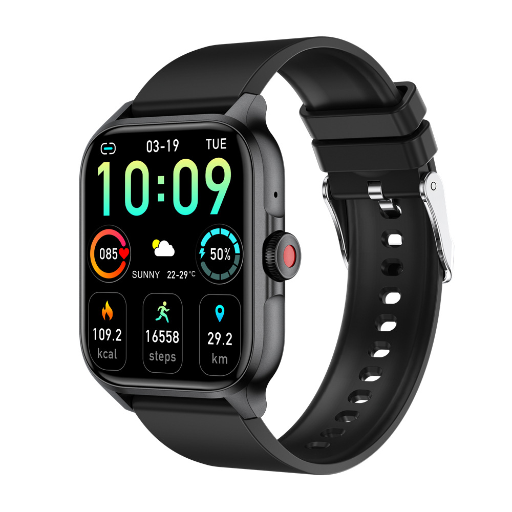 Cross-border QX15 smartwatch Heart rate, blood oxygen, Bluetooth call, health monitoring, music and voice assistant factory wholesale details Picture