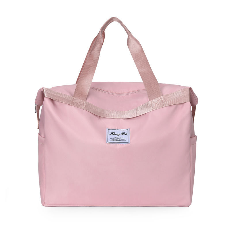 Sports and fitness bag with dry and wet separation, travel bag, foldable bag, hand-held large capacity, outdoor storage luggage bag, lightweight Specification drawing