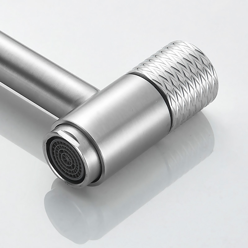 Wall-mounted mop sink faucet, rotatable stainless steel extended mop sink, single-cooling faucet, balcony faucet Specification drawing