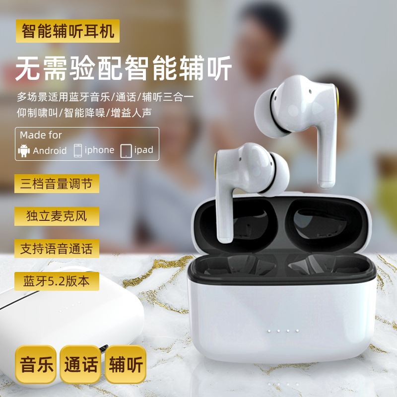 Cross-border hearing aid Bluetooth headphones, mild to moderate deafness behind-the-ear sound collector noise-reducing hearing aid headphones, Bluetooth hearing aid Application Scenario
