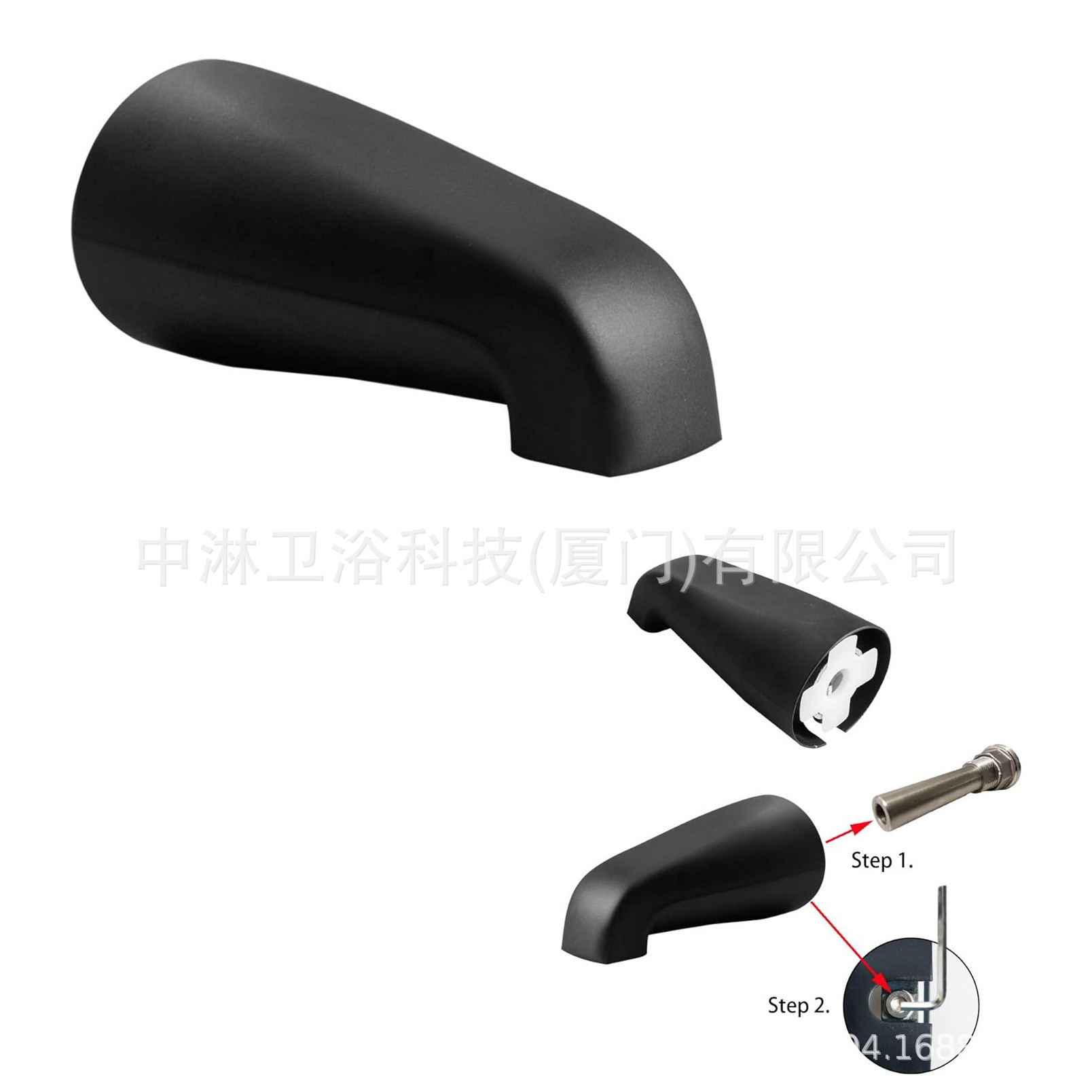 Amazon's concealed bathtub faucet factory sells directly. American-style bathtub outlet pull-up is available. Foreign trade factory Application Scenario