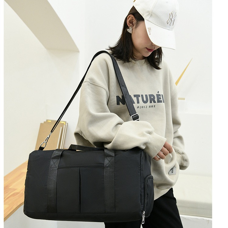 Travel fitness bag, women's short-distance luggage bag, large-capacity portable travel bag, lightweight waterproof maternity bag, storage bag details Picture