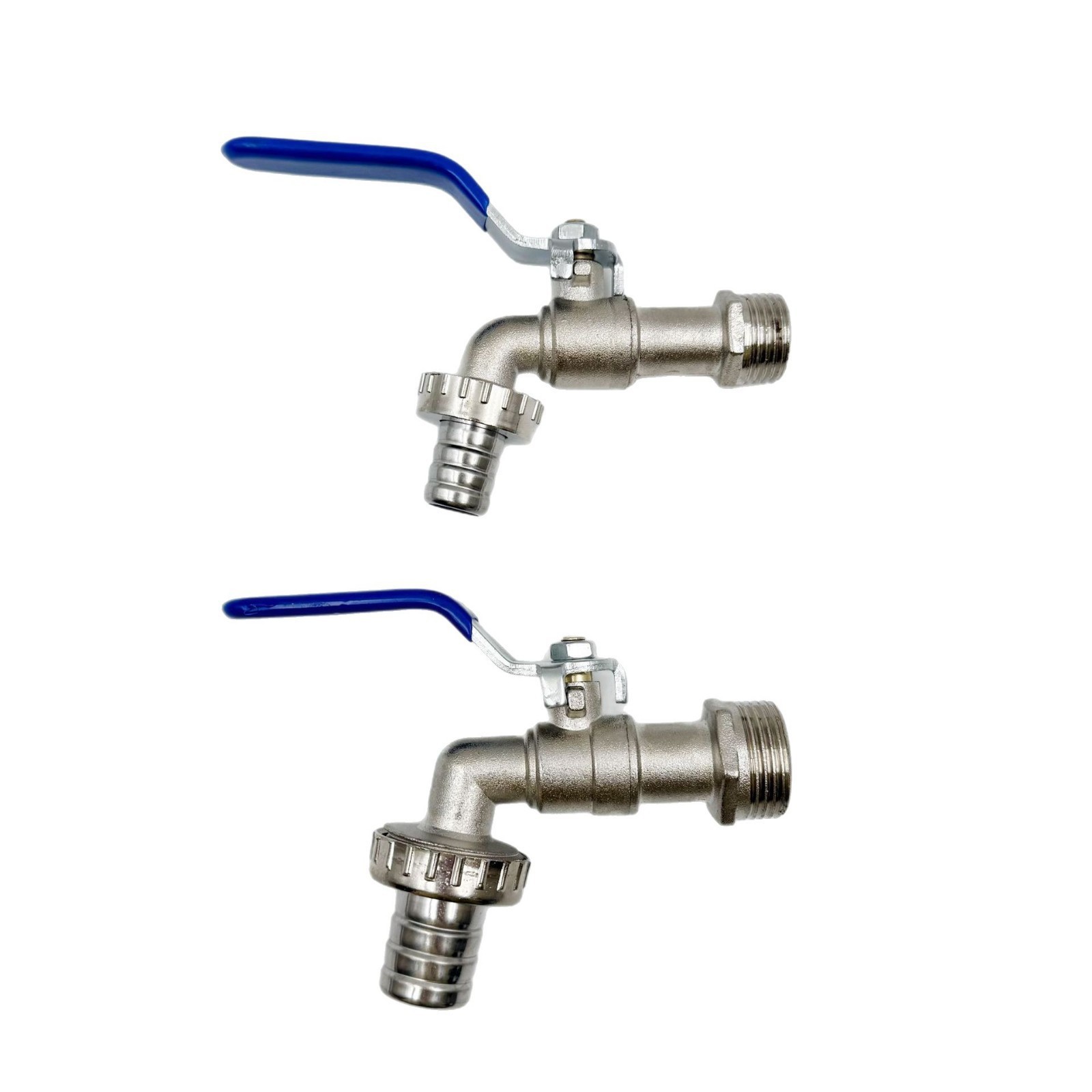 Cross-border 4/6 blue flat handle faucet with split faucet/pacifier zinc alloy faucet Item Picture