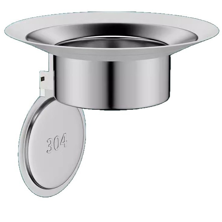 【 Toilet Odor Blocker 】 Anti-odor squat toilet bowl cover, stainless steel squat toilet bowl cover, hole plug, sitting toilet deodorizer Item Picture