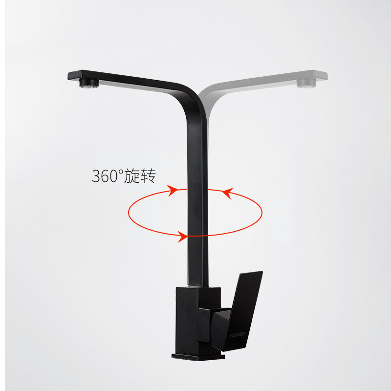 Faucet, kitchen, cold and hot stainless steel double sink, washbasin, rotatable sink, sink, water bar, each square Application Scenario