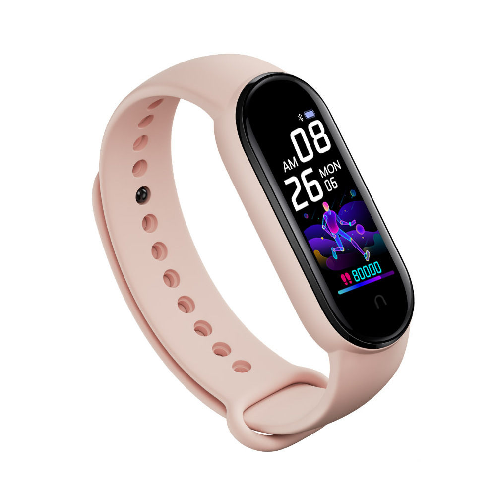 Cross-border M5 smart bracelet, step count, heart rate, blood pressure, blood oxygen, health, sleep monitoring, sports bracelet factory direct sales Application Scenario