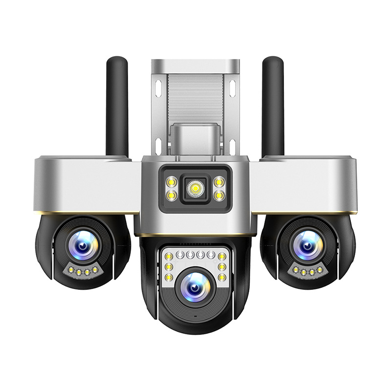 Cross-border new wireless mobile phone remote 4G monitor home outdoor high-definition night vision 360-degree monitoring camera Item Picture