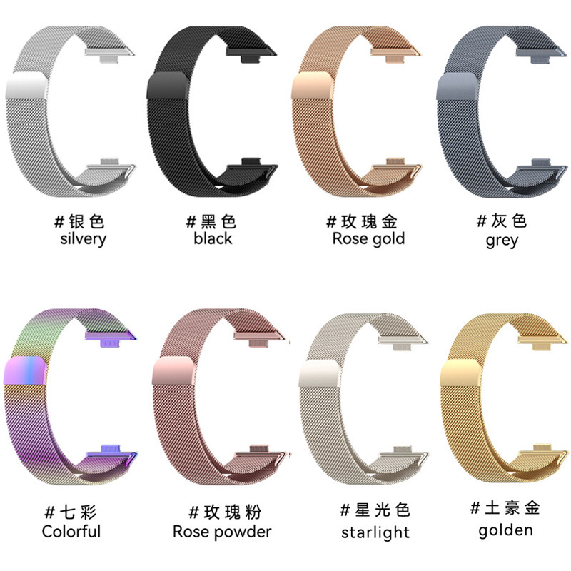 Suitable for Huawei Watch Fit3, Fit 4 Pro, Xiaomi 8/9 Pro, Honor 9 watch straps 20/22 metal straps details Picture
