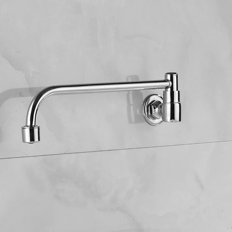 Thickened copper body semi-automatic swing faucet, hotel chef stove faucet, kitchen single-cooling faucet Specification drawing