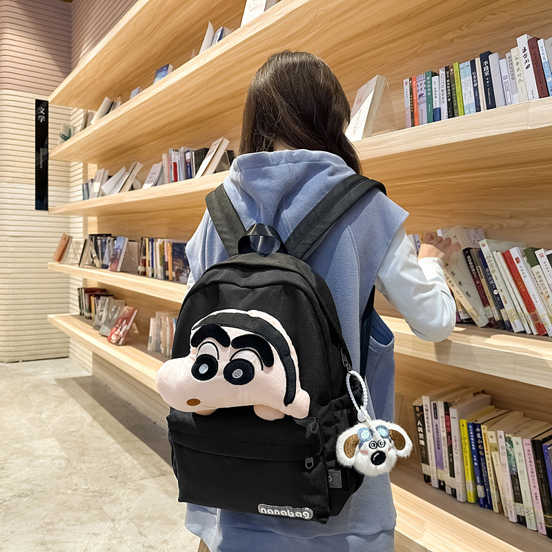New cartoon doll mini backpack for junior high school schoolbags, lightweight girls' backpacks for grades 1-6, primary school schoolbags 5 Specification drawing