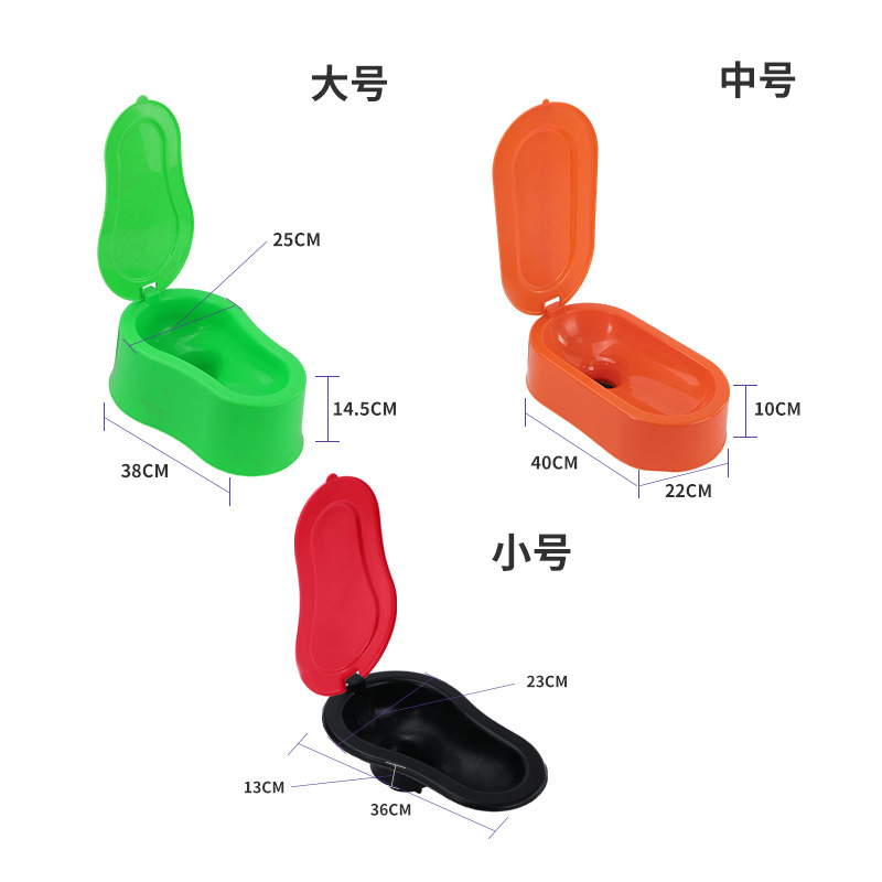 The manufacturer supplies temporary toilets, simple squat toilets, disposable plastic squat toilets and urinals for decoration Application Scenario