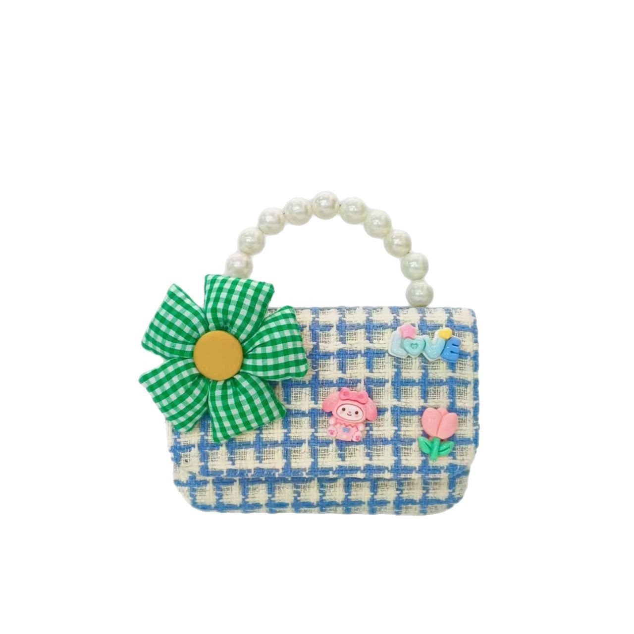 Pearl handbag, Melody Kuromi Princess bag, little girl loose change accessory bag, Chanel-style chain bag, crossbody Item Picture