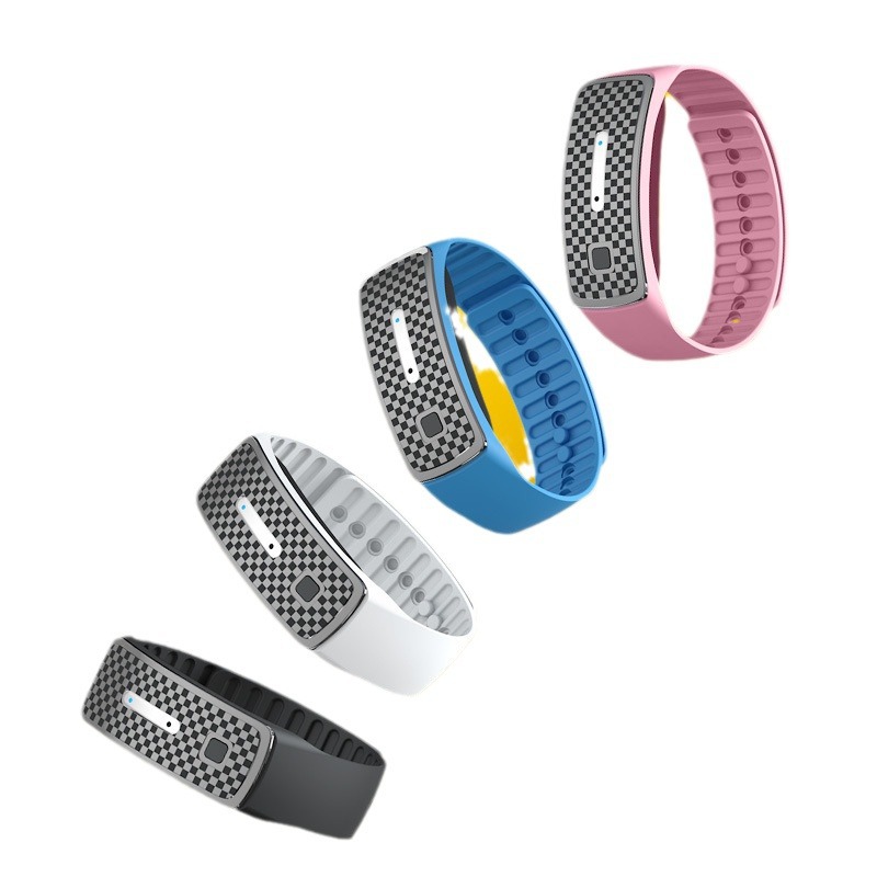Cross-border bestseller manufacturer supplies mosquito repellent wristbands, ultrasonic electronic watches, mosquito repellents for children, adults and outdoor mosquito protection Item Picture