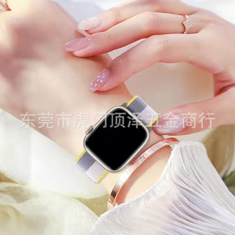 Compatible with apple watch strap, iwatch Apple nylon loop strap, S10 Apple Watch strap Application Scenario