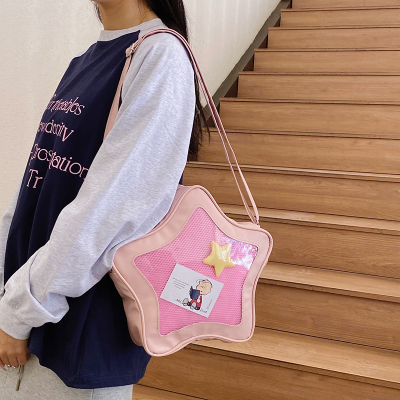 This year's popular color bags, 2025 new star bags, Japanese-style sweet single-shoulder bags, crossbody bags, women's bags, cross-border Application Scenario
