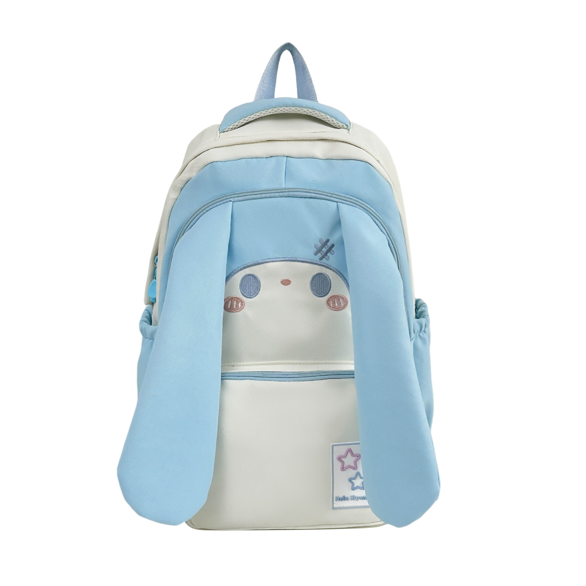 Cute rabbit backpack, high appearance level, new high school student burden reduction, large capacity student schoolbag, teenage girl backrest bag Item Picture