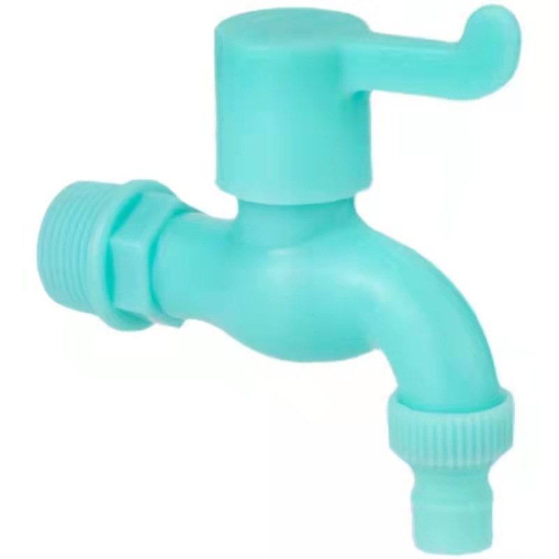 Anti-freezing and frost-resistant plastic faucet, sun-resistant emerald green, washing machine faucet, mop sink universal quick-boiling faucet Application Scenario