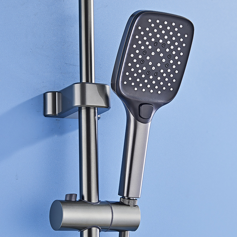 The manufacturer supplies space aluminum wall-mounted shower heads, water-coated complete sets, pressure-increasing shower heads and constant-temperature household shower heads Specification drawing