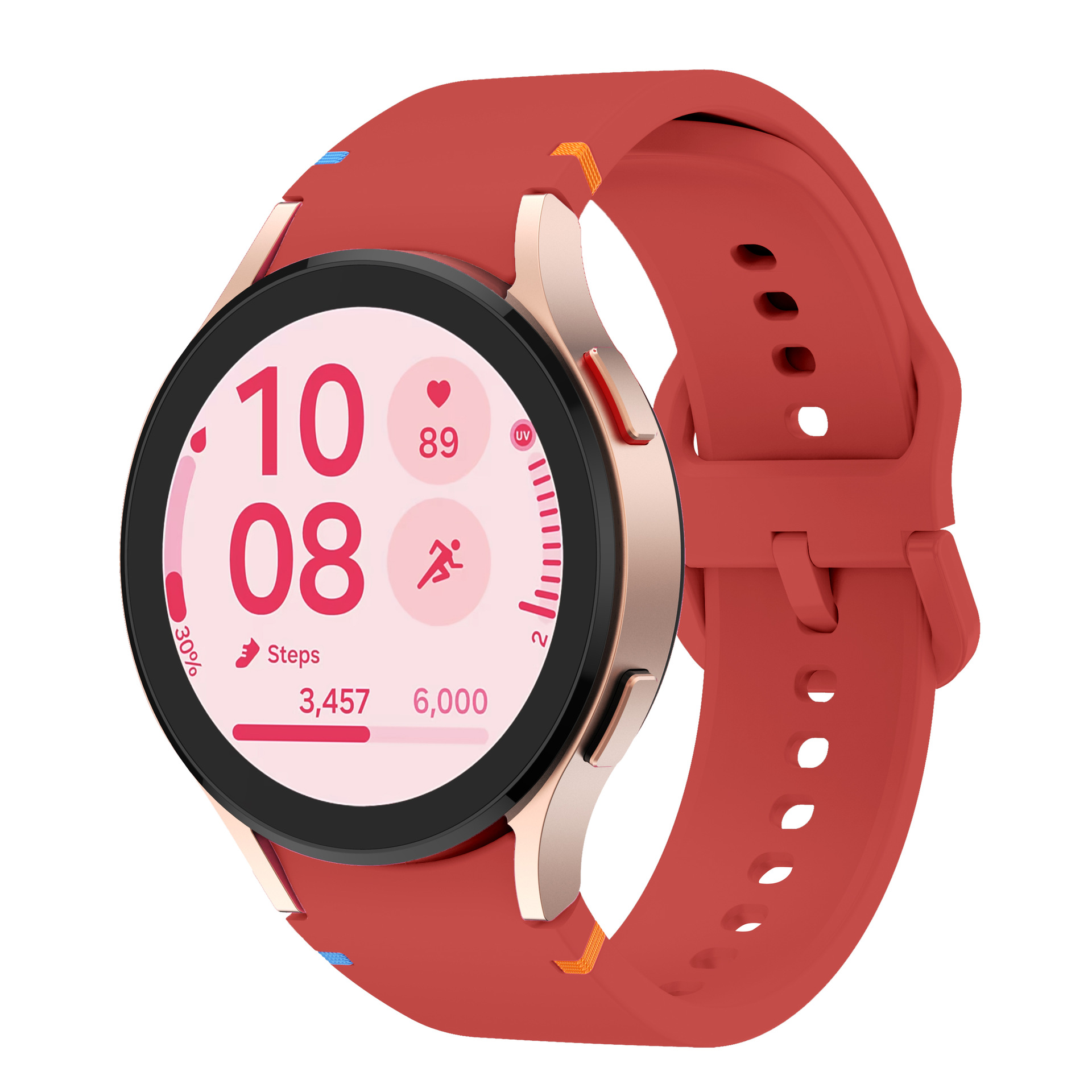 This is suitable for replacing the curved seam plain texture of the watch strap on Samsung watch7, watchFE, watch6 and watch5 Item Picture