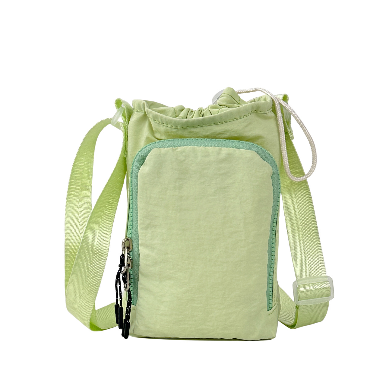 New solid-color student cycling casual women's bag, lightweight outdoor mobile phone bag and accessory bag Item Picture