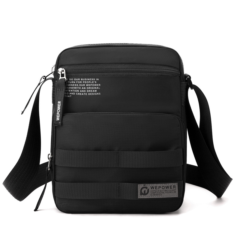 WEPOWER's new fashionable business shoulder bag is a durable and water-resistant men's commuting crossbody bag Item Picture
