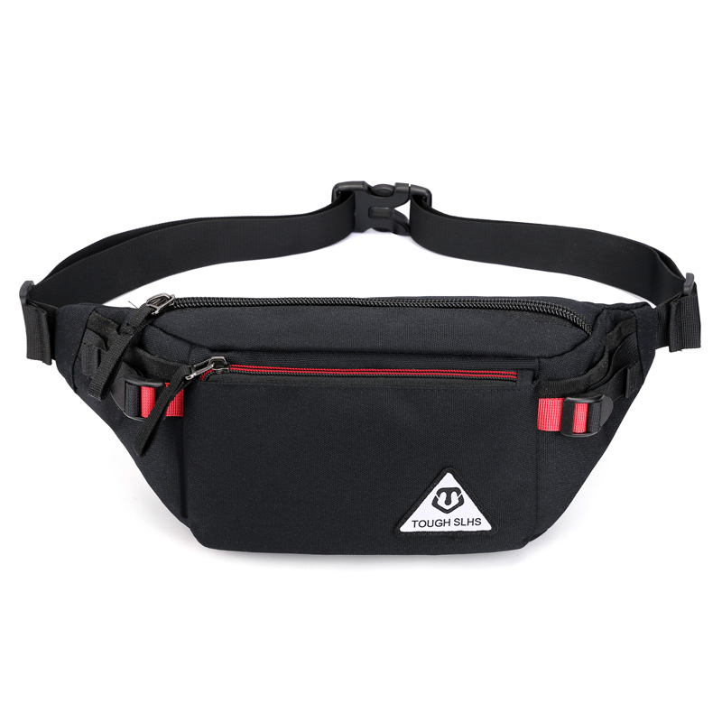 Factory direct sales of new trendy outdoor men's waist bags, multi-functional waterproof chest bags, fashionable and versatile single-shoulder crossbody bags Specification drawing