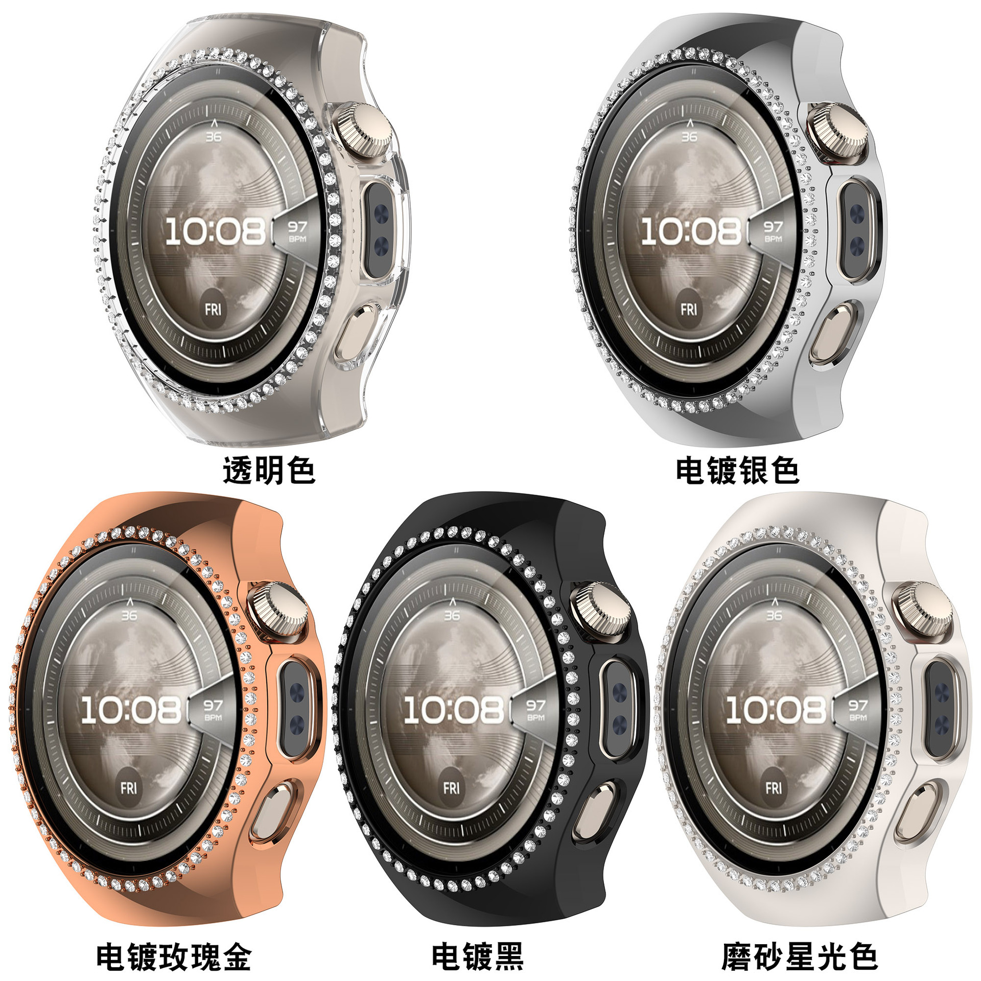 Xinyuan Shuntong is suitable for Huawei watch5 with a 42MM semi-enclosed case and a 46MM skeletonized watch case Item Picture