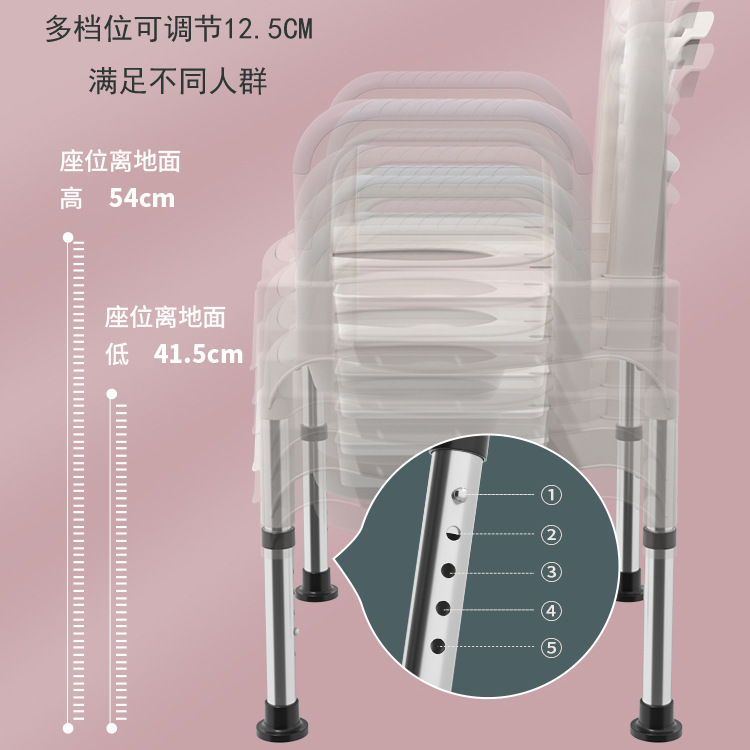 Adjustable elderly toilet, mobile toilet, elderly toilet chair, indoor urine bucket for pregnant women, household potty, spittoon details Picture
