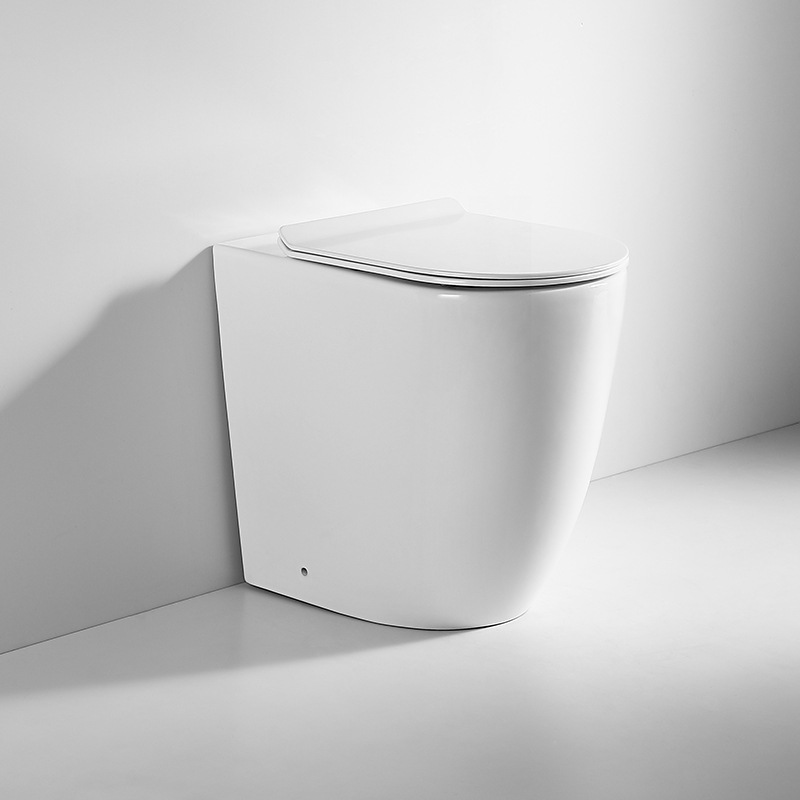 Concealed water tank floor-standing toilet, wall-mounted toilet outlet, hidden water tank, wall-mounted direct flush toilet Specification drawing