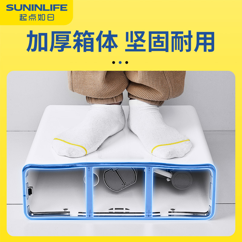Toilet flushing tank, household bathroom energy-saving high-force water tank, squat toilet, squat pit complete set of water pumping tank details Picture