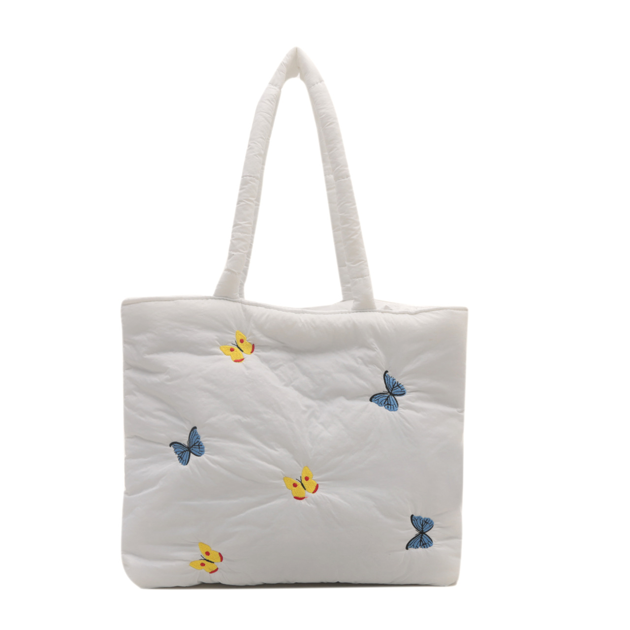A stylish and stylish single-shoulder underarm bag for 2024 autumn and winter, a new stylish commuter tote bag with a large capacity and a butterfly casual bag Item Picture