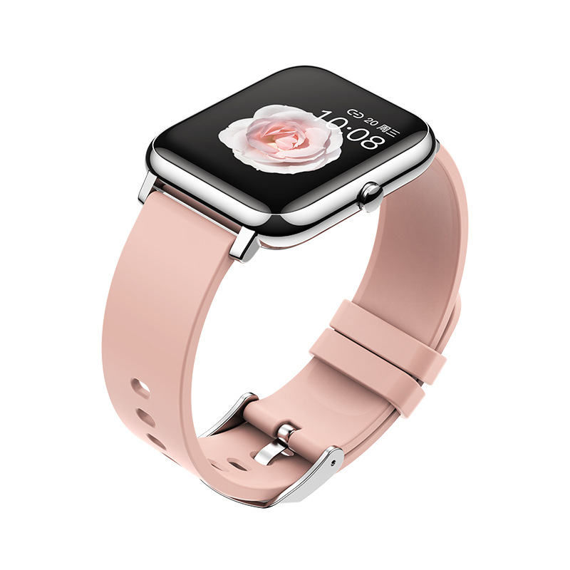 Baiyimei P22 smart bracelet, 1.4-inch, heart rate and blood pressure measurement, music control, step-counting smart watch, cross-border Item Picture