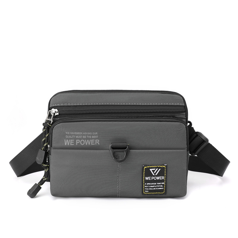 WEPOWER Cross-border new casual crossbody bag, men's bag, multi-functional single-shoulder bag, waist bag, outdoor sports small hanging bag Item Picture