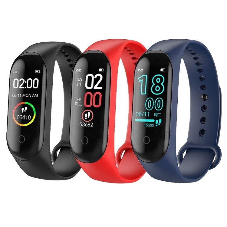 Bluetooth sports heart rate, blood oxygen, blood pressure monitor, step sleep, health monitoring, reminder, customizable, waterproof M4 smart bracelet Application Scenario