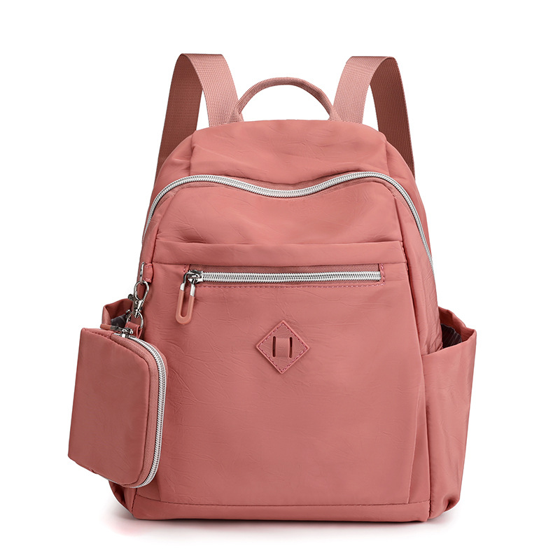 Large-capacity backpacks for women, fashionable and trendy Korean-style backpacks, water-resistant travel bags for couples, Korean-style schoolbags Item Picture