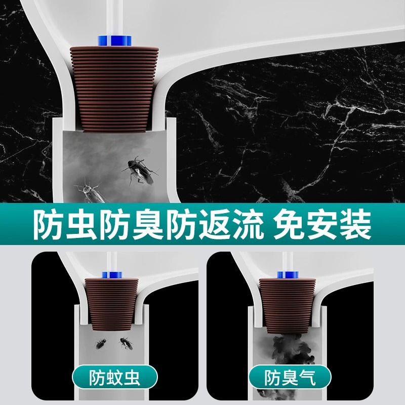 Toilet squat toilet deodorizer, odor blockage, bathroom squat toilet bowl odor blockage, squat toilet cover plate, toilet plug details Picture