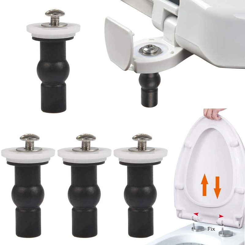 28 plastic expansion screws for toilet seat cover, expansion screw bolts, toilet seat cover accessory set, quick disassembly details Picture