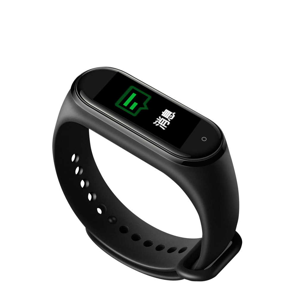Bluetooth sports step count information reminder alarm clock heart rate sleep health monitoring gift M4 smart bracelet Item Picture
