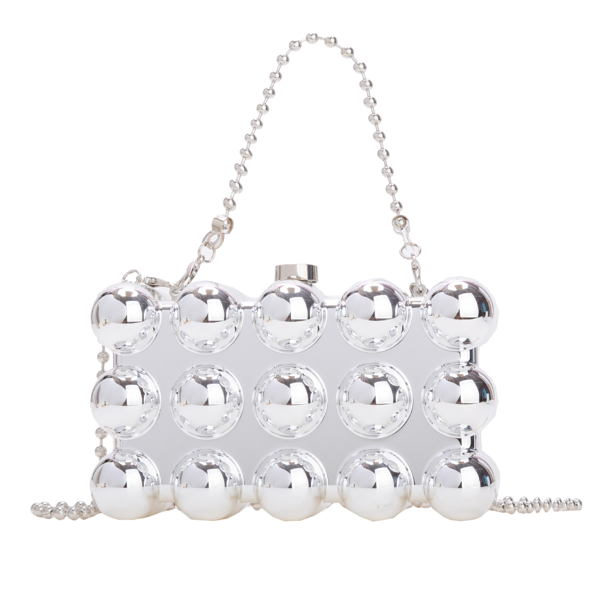 Acrylic bag 2025 New style, European and American cross-border single-shoulder fashionable design women's chain box bag Item Picture