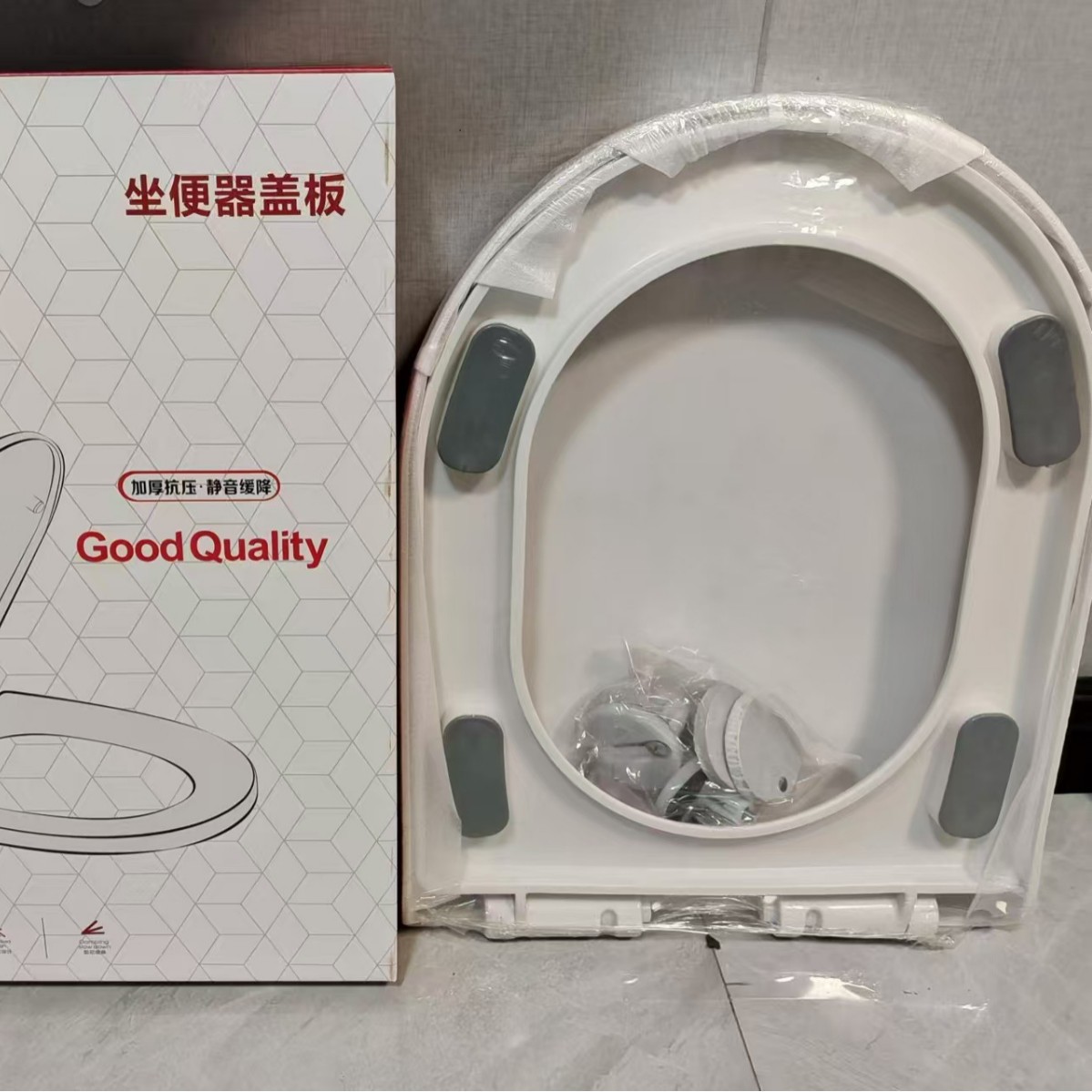 Toilet seat cover, toilet seat cover, toilet slow-down seat cover, toilet seat seat Specification drawing