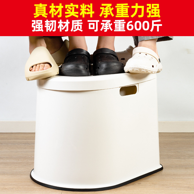 Pregnant women's sitting toilets, chairs and stools, mobile toilets for the elderly, household sturdy toilets, squat toilets, squat toilets to sitting toilets, portable Application Scenario