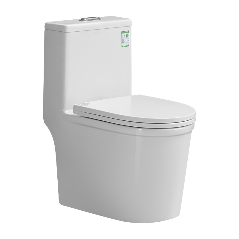 Small apartment bathroom, home ceramic water-saving silent siphonic large pipe toilet, super cool seat toilet Specification drawing