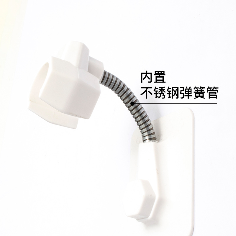 Cross-border no-drilling fixed base showerhead, adjustable rain shower bathroom showerhead accessories, shower head stand Item Picture